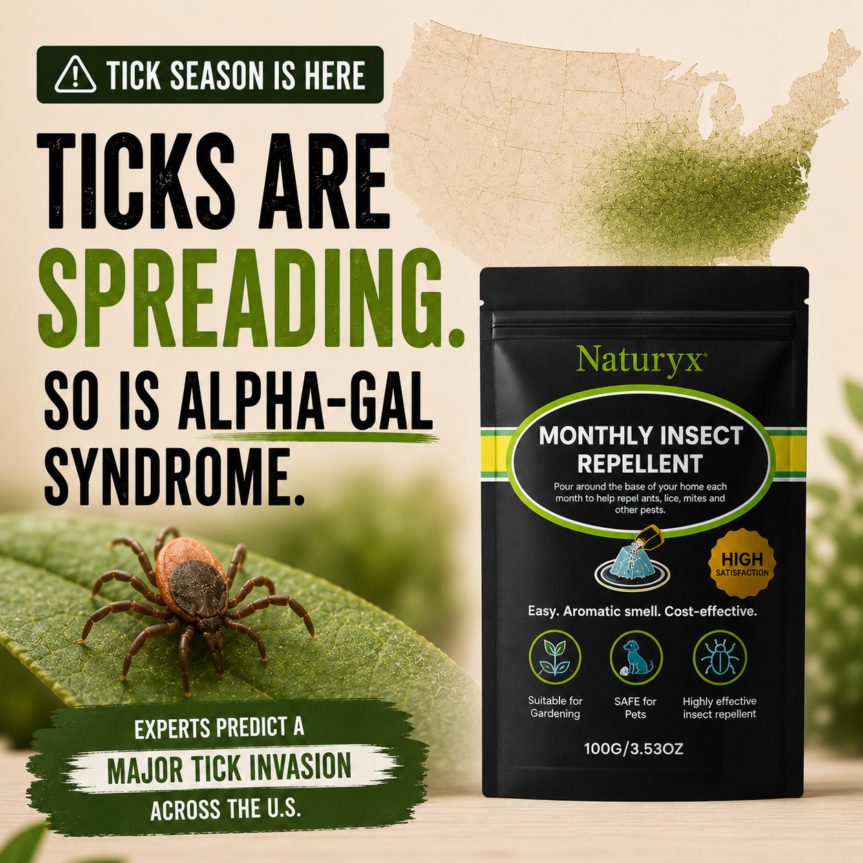 Naturyx TickShield™ – Protective Barrier Powder