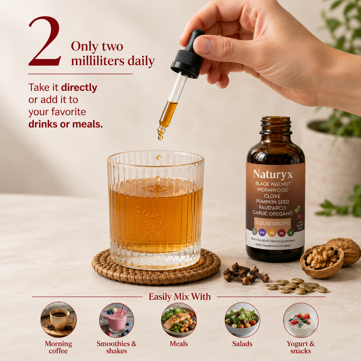 Naturyx Detox™ - Black Walnut Wormwood Parasite Cleanse