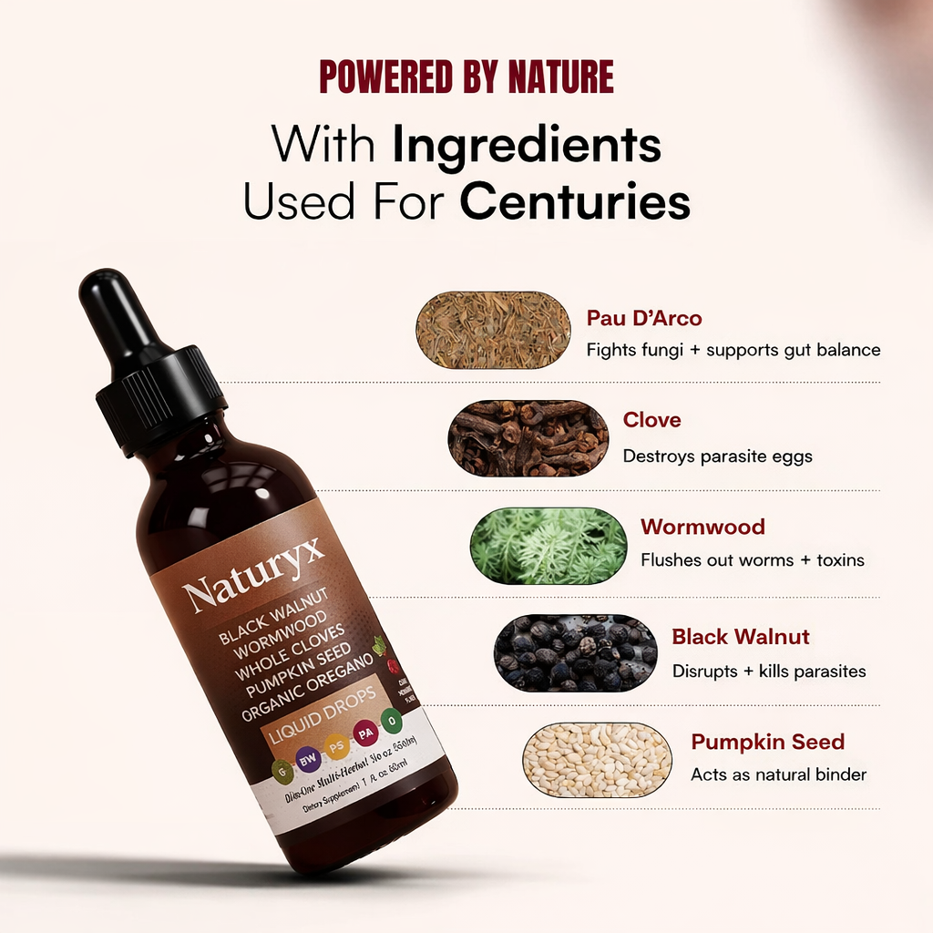 Naturyx Detox™ - Black Walnut Wormwood Parasite Cleanse