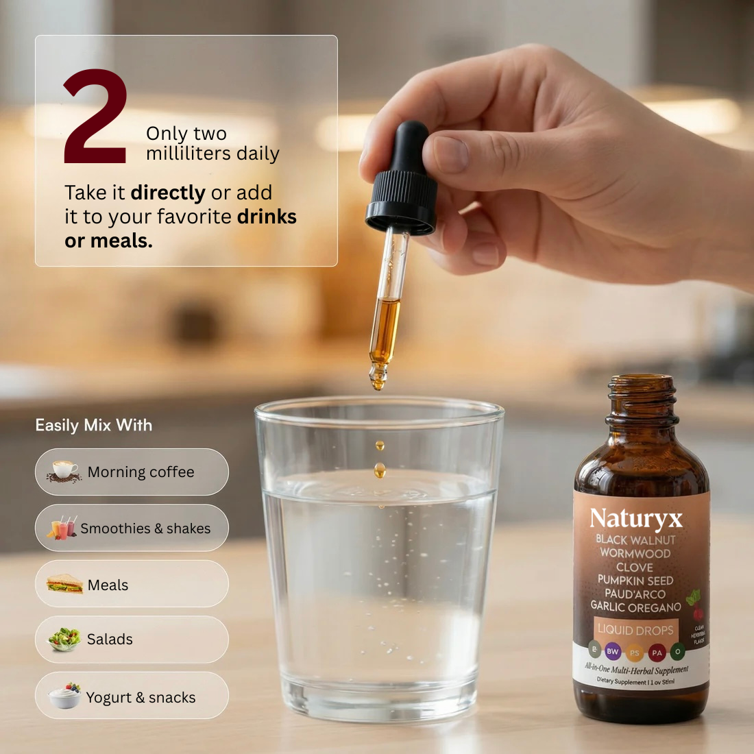 Naturyx Detox™ - Black Walnut Wormwood Parasite Cleanse